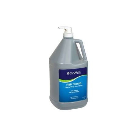 Kutol Products Red Scrub Heavy Duty Hand Cleaner Cherry Scent Gallon Pump Bottle - 4/Case 641451